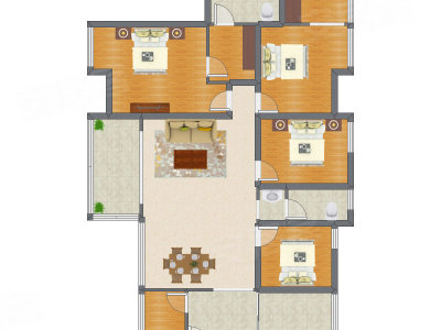 4室2厅 140.58平米