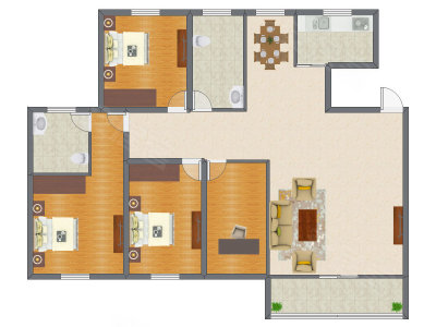 4室2厅 160.20平米