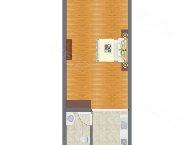 1室0厅 32.28平米