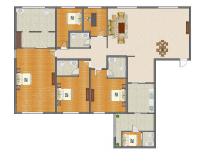 5室2厅 197.64平米