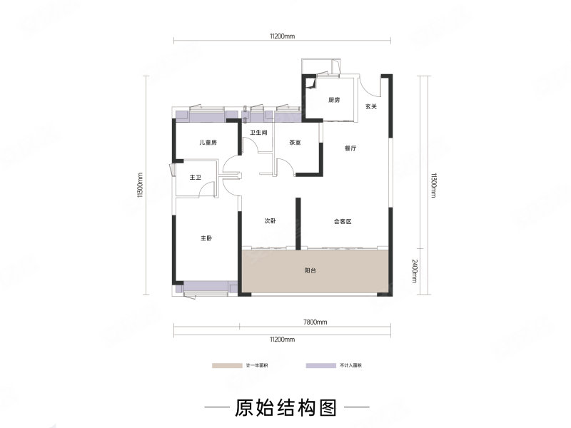 城投·金沙府4室2厅2卫127㎡南北279万