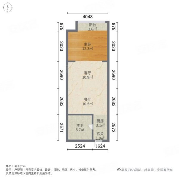 台州一号新都会户型图图片