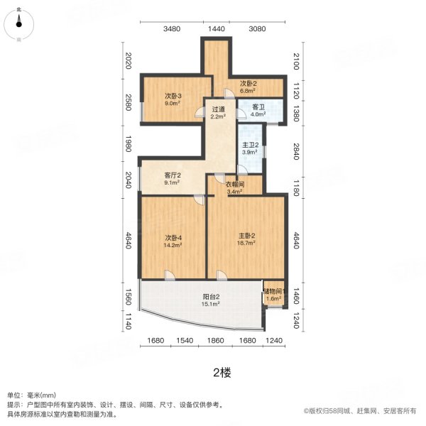 景湾豪苑4室2厅3卫241㎡东南510万