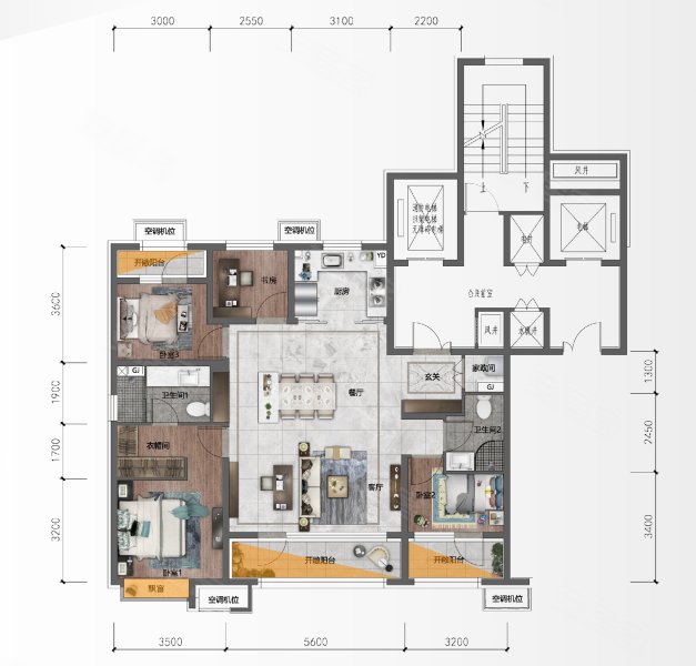 户型方正格局好!地段好周边配套齐全