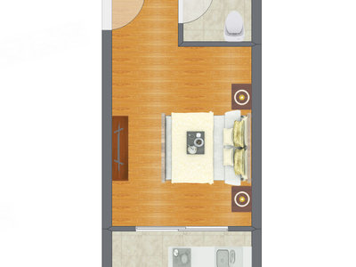 1室0厅 38.78平米
