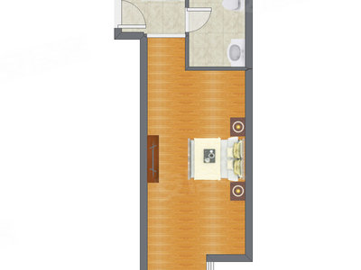 1室0厅 49.49平米