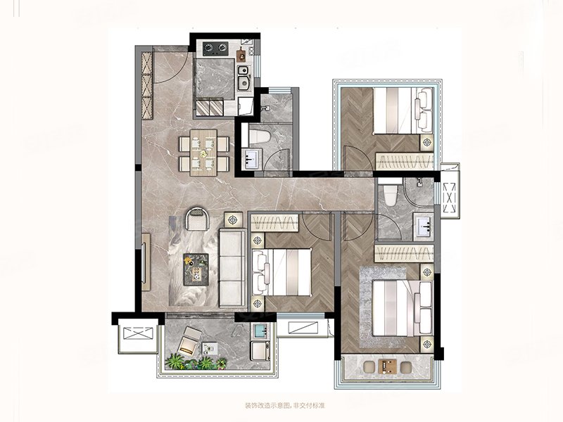 建发玺院8字头地铁口300米江南公园送物业费