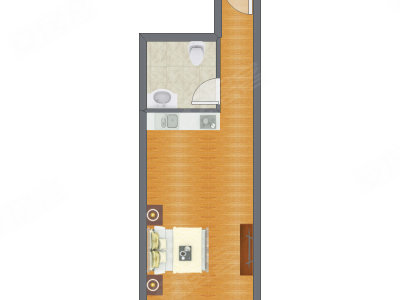 1室0厅 48.50平米