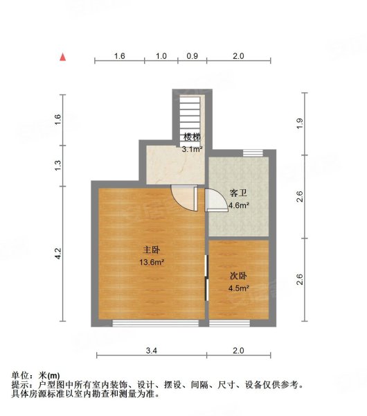 海天花园(公寓住宅)3室2厅3卫142.39㎡南北850万