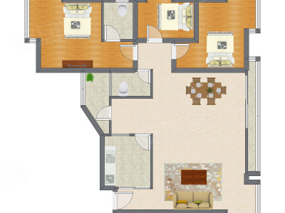 3室2厅 112.57平米