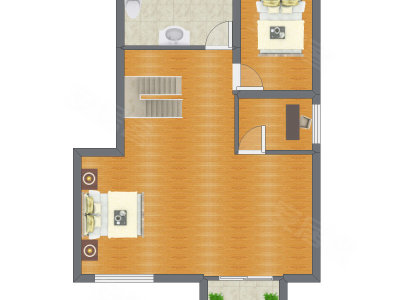 3室2厅 117.00平米