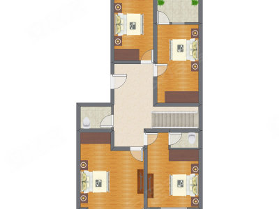 3室2厅 205.23平米