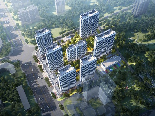 咸阳小区 兴平小区 兴平城区小区 国润·翠府实景图 1/ 21  