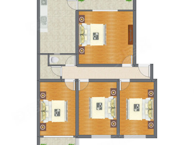 4室1厅 123.19平米