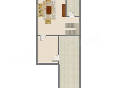 4室3厅 300.29平米户型图