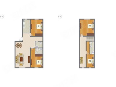 4室2厅 223.00平米
