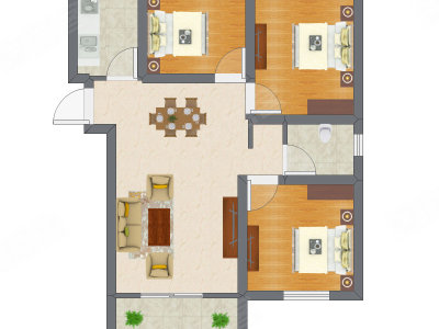 3室2厅 94.16平米