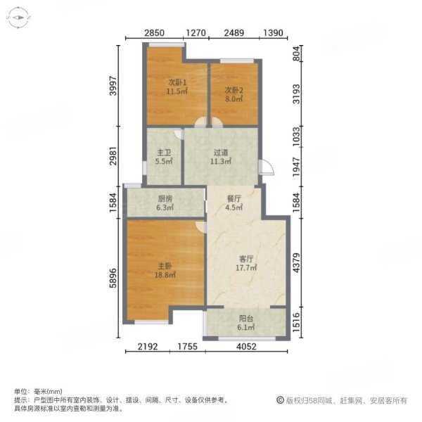 福州花满庭户型图图片