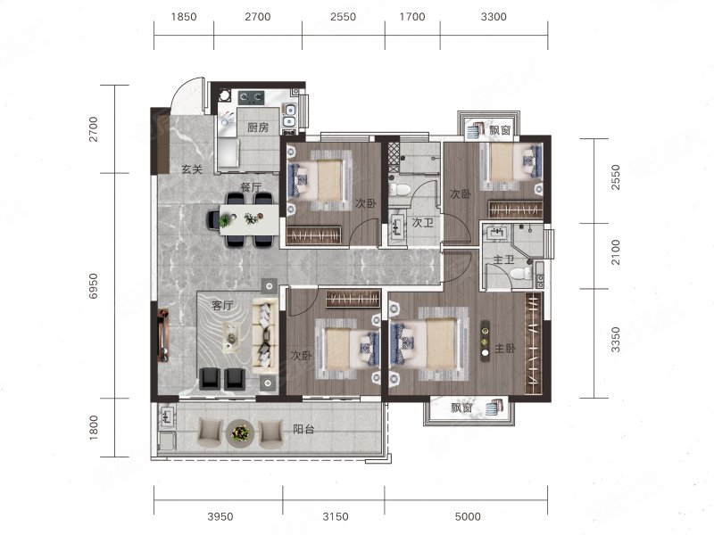 招商依山郡新房