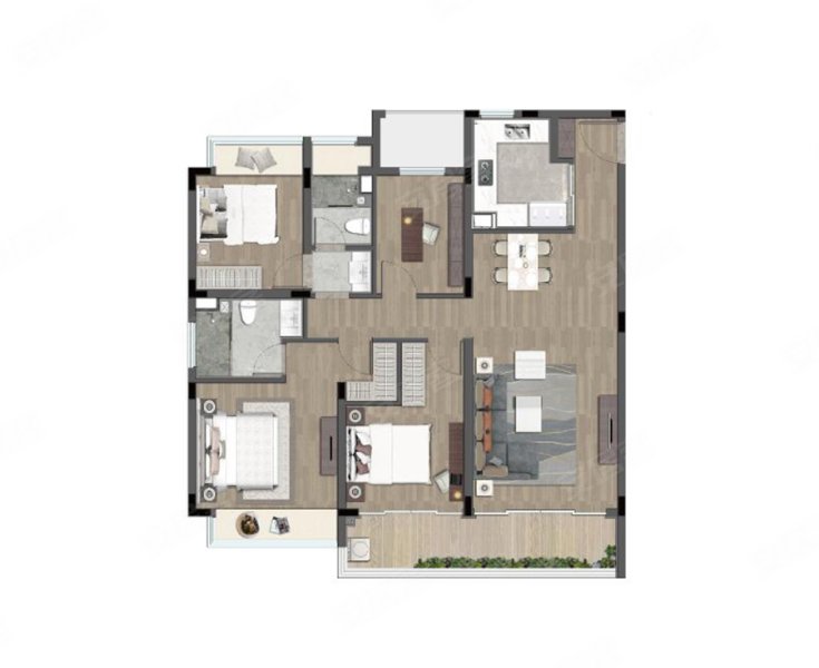 复游城·太仓4室2厅2卫145㎡南334万