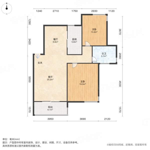 汉源阳光水韵户型图图片