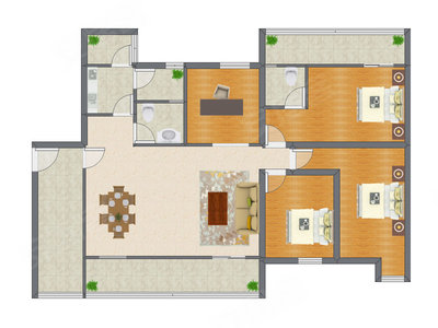 4室2厅 147.79平米