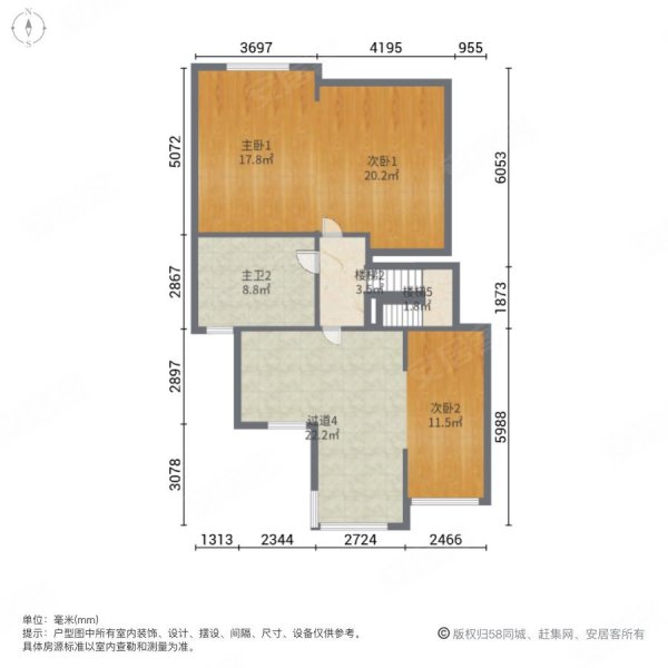 兆丰嘉园(别墅)4室2厅3卫320㎡南北1080万