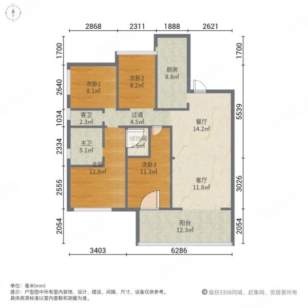 桥达千江樾户型图图片