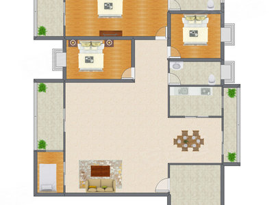 4室2厅 172.70平米