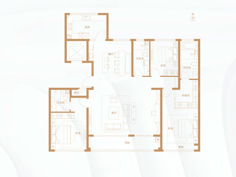 绿城·玉园3室2厅3卫189㎡南246万