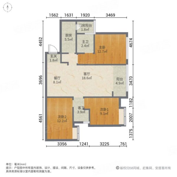 抚州樾龙门户型图图片