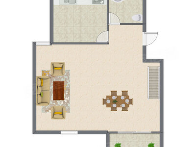 2室2厅 214.70平米户型图