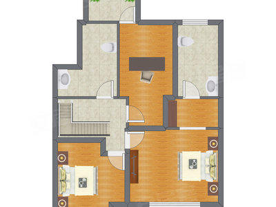 4室2厅 126.50平米
