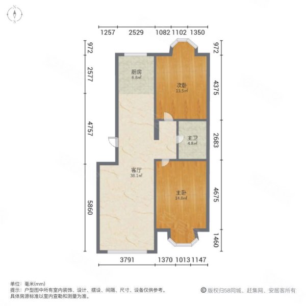 南北通透 商圈成熟 大召旁 近医院 刚需两居 低密宜居,汇豪天下二手房
