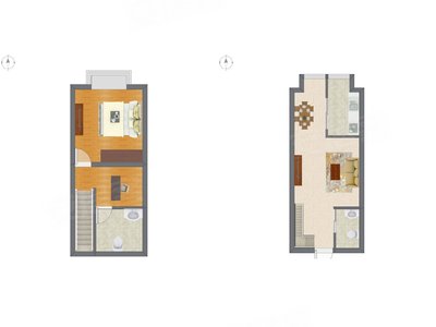 2室2厅 140.00平米