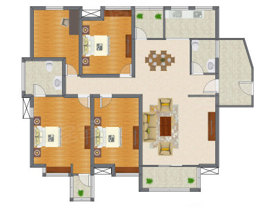 4室2厅 139.99平米