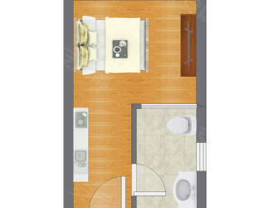 1室0厅 30.54平米