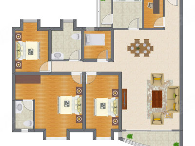5室2厅 138.83平米