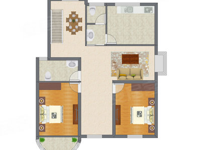 6室3厅 180.50平米