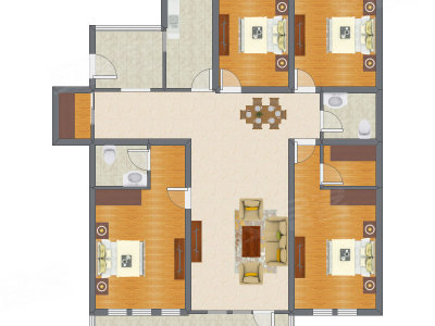 4室2厅 197.80平米