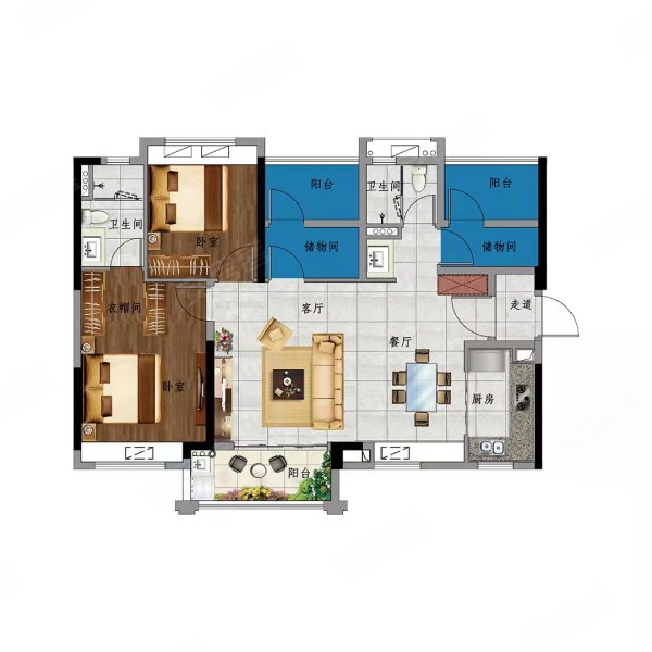 品秀星图新房四房出售