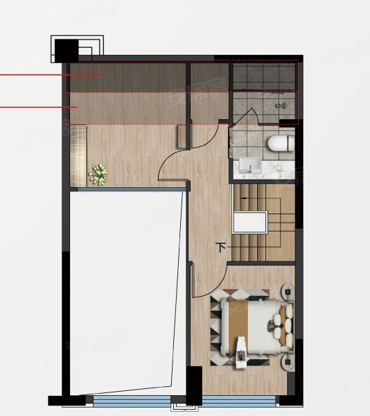 大东二环复式现房投资自选,国瑞·熙悦二手房,32万,2室1厅,2卫,58.