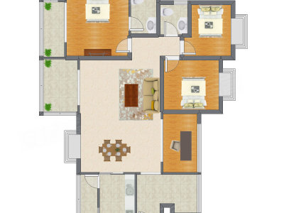 4室2厅 125.50平米