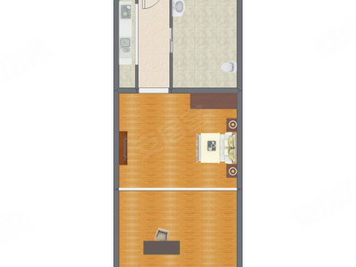 1室0厅 78.00平米户型图
