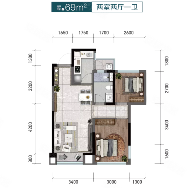 毗邻攀枝花  市民体育公园,采光好,视野开阔