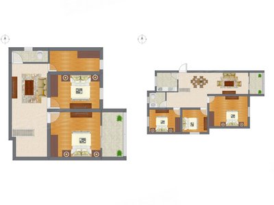 5室2厅 123.50平米