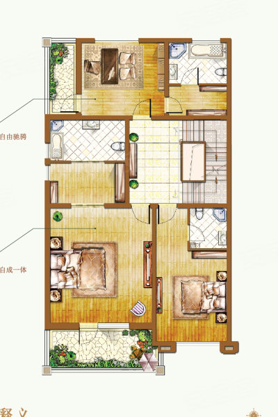 龙溪城户型图图片