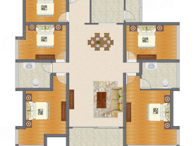 5室2厅 179.20平米