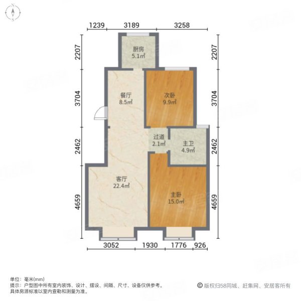 泽丰名苑户型图图片