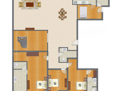 5室2厅 324.41平米